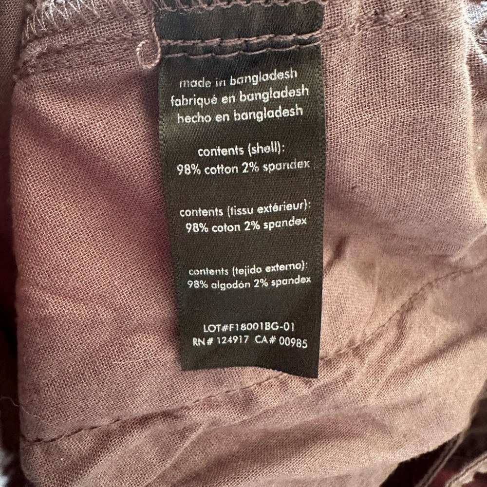 Onia Men’s Gray Cotton Blend Classic Neutral Chino Pants size 32 EUC - Picture 7 of 8